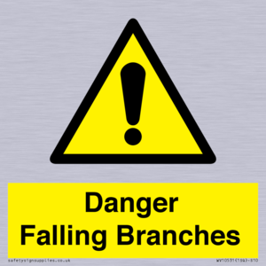 Danger Falling Branches